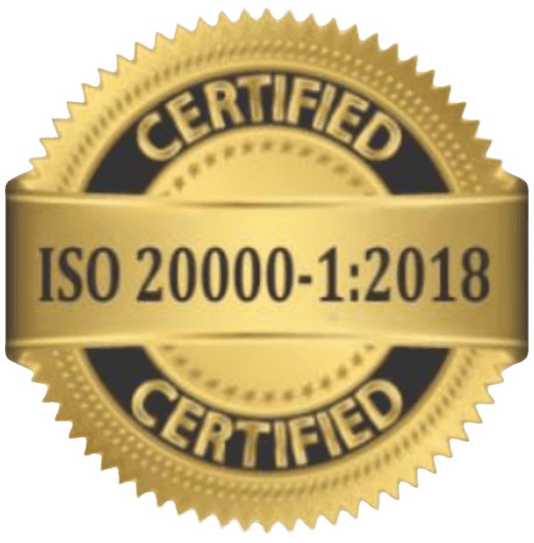 ISO 20000-1:2018 Certified